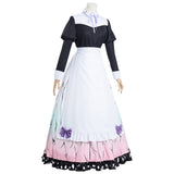 Anime Demon Slayer Kochou Shinobu Mucama Cosplay Navidad Disfraz Falda Vestido Larga Carnaval Traje-DISFRAZDEDIADEBRUJAS.ES®