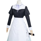 Anime Demon Slayer Kochou Shinobu Mucama Cosplay Navidad Disfraz Falda Vestido Larga Carnaval Traje-DISFRAZDEDIADEBRUJAS.ES®