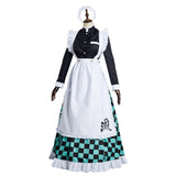 Anime Demon Slayer Kamado Tanjirou Mucama Cosplay Navidad Disfraz Vestido Carnaval Traje-DISFRAZDEDIADEBRUJAS.ES®