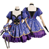 Juego Genshin Impact Mona Cosplay Disfraz Traje Vestido Falda DISFRAZDEDIADEBRUJAS.ES®