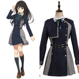 Anime Lycoris Recoil Inoue Takina Cosplay Disfraz Traje Vestido Falda