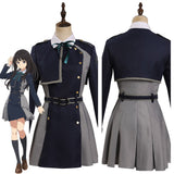 Anime Lycoris Recoil Inoue Takina Cosplay Disfraz Traje Vestido Falda