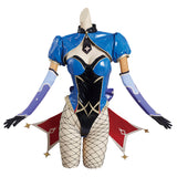 Juego Genshin Impact Mona Cosplay Navidad Disfraz Traje Vestido Falda Carnaval-DISFRAZDEDIADEBRUJAS.ES®