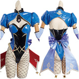 Juego Genshin Impact Mona Cosplay Navidad Disfraz Traje Vestido Falda Carnaval-DISFRAZDEDIADEBRUJAS.ES®