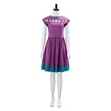 Stranger Things 3 Nancy Wheeler Cosplay Halloween Vestido de Color Púrpura para Adultos Femenino