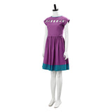 Stranger Things 3 Nancy Wheeler Cosplay Halloween Vestido de Color Púrpura para Adultos Femenino