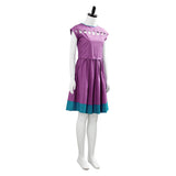 Stranger Things 3 Nancy Wheeler Cosplay Halloween Vestido de Color Púrpura para Adultos Femenino