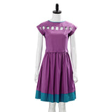 Stranger Things 3 Nancy Wheeler Cosplay Halloween Vestido de Color Púrpura para Adultos Femenino