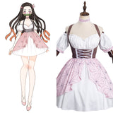 Anime Demon Slayer Kamado Nezuko Cosplay Lolita Vestido Cosplay Disfraz-DISFRAZDEDIADEBRUJAS.ES®