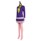 Anime Scooby Doo Where Are You Daphne Blake Cosplay Navidad Disfraz Traje Vestido