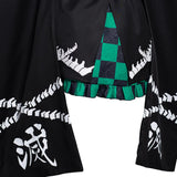 Anime Demon Slayer Kamado Tanjiro Cosplay Disfraz Halloween Falda Vestido Carnaval Traje-DISFRAZDEDIADEBRUJAS.ES®