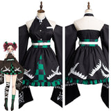 Anime Demon Slayer Kamado Tanjiro Cosplay Disfraz Halloween Falda Vestido Carnaval Traje-DISFRAZDEDIADEBRUJAS.ES®