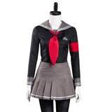 Juego Super DanganRonpa 2 Peko Pekoyama Uniforme Cosplay Disfraz Halloween Falda Carnaval Traje