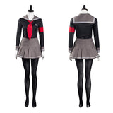 Juego Super DanganRonpa 2 Peko Pekoyama Uniforme Cosplay Disfraz Halloween Falda Carnaval Traje