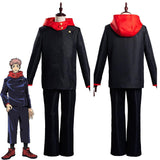 Anime Jujutsu Kaisen-Yuji Itadori Uniforme escolar Halloween Carnaval Cosplay Disfraz