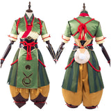 Juego Monster Hunter Rise -Yomogi Cosplay Disfraz Halloween Falda Carnaval Traje