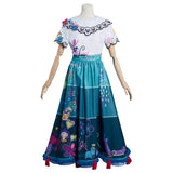 Anime Encanto Mirabel Cosplay Navidad Disfraz Vestido Carnaval Traje