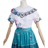 Anime Encanto Mirabel Cosplay Navidad Disfraz Vestido Carnaval Traje