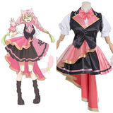 Anime Demon Slayer Kanroji Mitsuri Lolita Kimono Cosplay Navidad Disfraz Vestido Carnaval Traje-DISFRAZDEDIADEBRUJAS.ES®