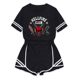 TV Stranger Things 4 Hellfire Club Cosplay Pantalón Casual Deportivo Traje Conjunto