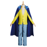 Anime One Piece Trafalgar D. Water Law Cosplay Disfraz Navidad Carnaval Fiesta Conjunto con Capa Traje