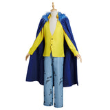 Anime One Piece Trafalgar D. Water Law Cosplay Disfraz Navidad Carnaval Fiesta Conjunto con Capa Traje