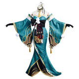 Juego Genshin Impact Señora Hina / Gorou Cosplay Navidad Disfraz Vestido Conjunto Carnaval Traje