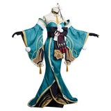 Juego Genshin Impact Señora Hina / Gorou Cosplay Navidad Disfraz Vestido Conjunto Carnaval Traje