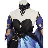 Juego Genshin Impact Keqing Cosplay Navidad Disfraz Traje Vestido Carnaval