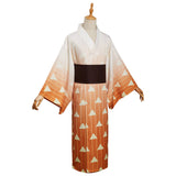 Anime Demon Slayer Agatsuma Zenitsu Kimono Cosplay Disfraz Traje Fiesta