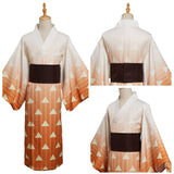 Anime Demon Slayer Agatsuma Zenitsu Kimono Cosplay Disfraz Traje Fiesta