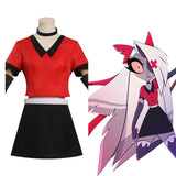 Película Hazbin Hotel VAGGIE Cosplay Disfraz Traje Vestido Falda