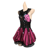 Juego Arcane: League of Legends Jinx Cosplay Disfraz Traje Vestido Falda DISFRAZDEDIADEBRUJAS.ES®