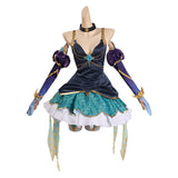 Juego League of Legends Syndra Star Guardian Cosplay Disfraz Traje Vestido Falda Halloween Carnaval