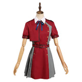 Anime Lycoris Recoil Nishikigi Chisato Cosplay Disfraz Traje Vestido Falda Navidad