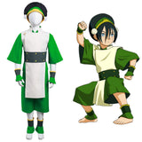 Series de Televisión Avatar: The Last Airbender Toph bengfang Niños Cosplay Disfraz Halloween Carnaval Traje