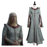 TV House of the Dragon - Rhaenyra Targaryen Cosplay Disfraz Traje Vestido Halloween Carnaval