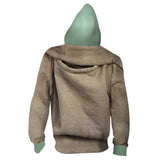 La Guerra de Las Galaxias Star Wars The Mandalorian Baby Yoda Cosplay Sudadera con Capucha para Adultos Unisex