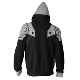 Final Fantasy 7 Sephiroth Sudadera Estampada con Cremallera para Adultos Unisex