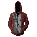 Mugen Cosplay Champloo Sudadera con Capucha y Cremallera para Adultos Unisex