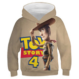 Toy Story Cosplay Woody Sudadera Estampada con Capucha para Niños Regalo Especial