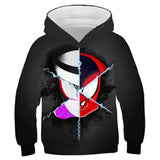 Hombre Araña Spider-Man: Into the Spider-Verse Gwen Miles Morales Sudadera Estampada para Niños