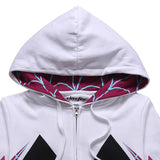 Hombre Araña Spider-Man: Into the Spider-Verse Gwen Stacy Sudadera con Cremallera para Adultos Unisex