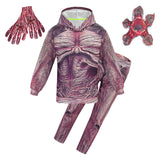 Stranger Things 3 Demogorgon Cosplay Disfraz Traje Conjunto de Sudadera para Niños