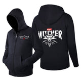 Videojuego The Witcher 3: Wild Hunt Cosplay Sudadera Estampada con Cremallera y Capucha para Adultos Unisex