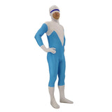 Los Increíbles The Incredibles Frozone Lucius Cosplay Disfraz Mono para Adultos