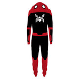 Halloween Hombre Araña Spider-Man: Far From Home Pijama Mono con Capucha para Adultos