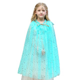 Frozen Capa de Lentejuelas Princesa Elsa Halloween Capa para Niñas