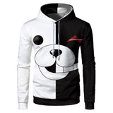 Danganronpa Monokuma Sudadera de Otoño O Invierno con Capucha para Adultos Unisex