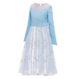 Frozen 2 Princesa Elsa Vestido Cosplay Vestido de Navidad para Niñas